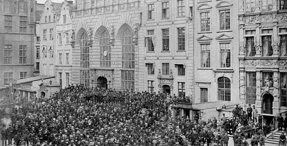 Dwór Artusa, Gdańsk 1865 r.